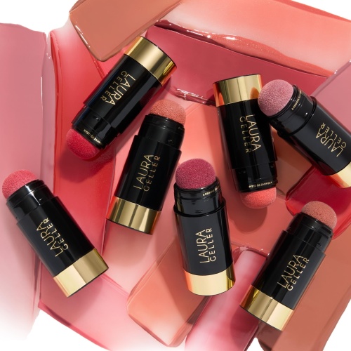 LAURA GELLER NEW YORK Serum Blush Tint, Lightweight Liquid Blush for Cheeks, Weightless Watercolor Sheer Finish, Practical Pink - Image 3