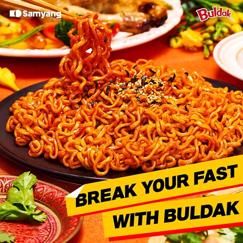 Samyang Buldak Korean Hot Spicy Chicken Stir-Fried Ramyun Noodles 4.94 oz (Pack of 5) - Image 4