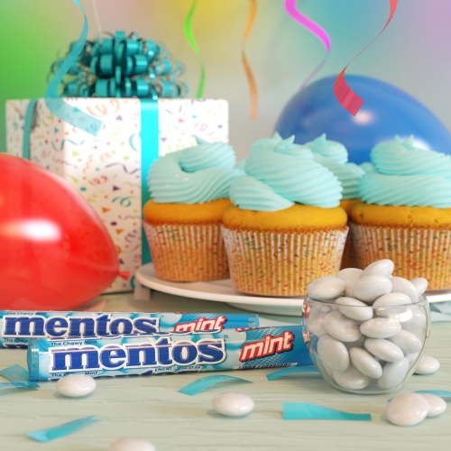 Mentos Chewy Mint Candy Roll, Mint, Non Melting, Party, 14 Count (Pack of 15) - Packaging May Vary - Image 5