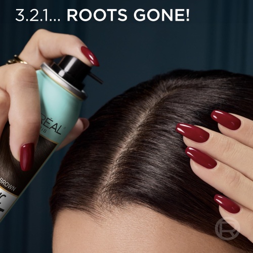 L'Oreal Paris Root Cover Up Temporary Gray Concealer Spray, Hair Color Spray with Filling & Thickening Coverage, Dark Blonde, Packaging May Vary - Image 7