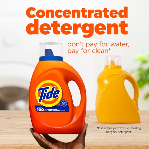 Tide Liquid Laundry Detergent, Original, 64 loads, 84 fl oz, HE Compatible (Packaging May Vary) - Image 9