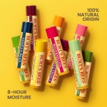 Burt's Bees Lip Balm Stocking Stuffers, Moisturizing Lip Care Christmas Gifts, Original Beeswax, Strawberry, Coconut & Pear, Vanilla Bean with Fruit Extracts, Natural Origin Lip Care (4-Pack) - Image 7
