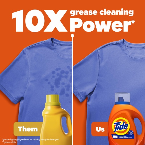 Tide Liquid Laundry Detergent, Original, 64 loads, 84 fl oz, HE Compatible (Packaging May Vary) - Image 11