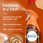 Febreze Air Mist Air Freshener Spray, Odor-Fighting Room Spray, Air Fresheners for Home and Bathroom and Kitchen, Aerosol Can, Pumpkin Roll Scent, 8.8oz, 2 Count - Image 8