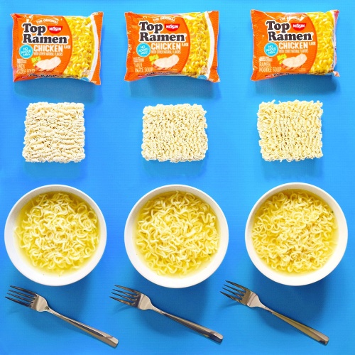 Nissin Top Ramen Noodle Soup, Chicken, 3 Ounce (Pack of 24) - Image 4
