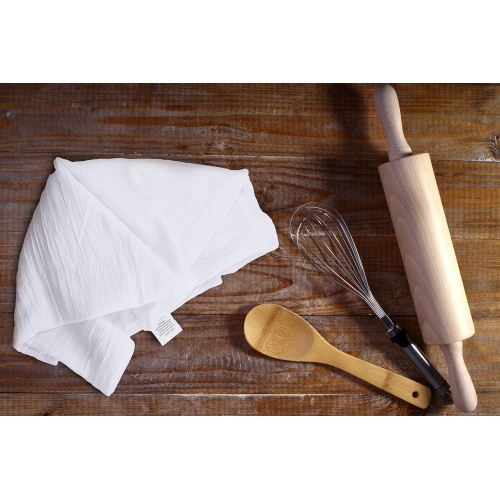 Utopia Kitchen [12 Pack Flour Sack Tea Towels, 28" x 28" Ring Spun 100% Cotton Dish Cloths - Machine Washable - for Cleaning & Drying - White - Image 7