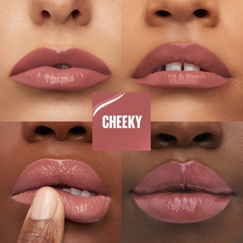 Maybelline Super Stay Vinyl Ink Longwear No-Budge Liquid Lipcolor Makeup, Highly Pigmented Color and Instant Shine, Cheeky, Rose Nude Lipstick, 0.14 fl oz, 1 Count - Image 5