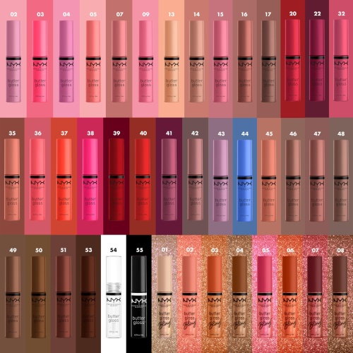 NYX PROFESSIONAL MAKEUP Butter Gloss, Non-Sticky Lip Gloss - Sugar Glass (Clear) - Image 7