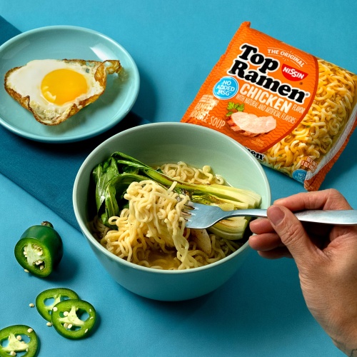 Nissin Top Ramen Noodle Soup, Chicken, 3 Ounce (Pack of 24) - Image 10