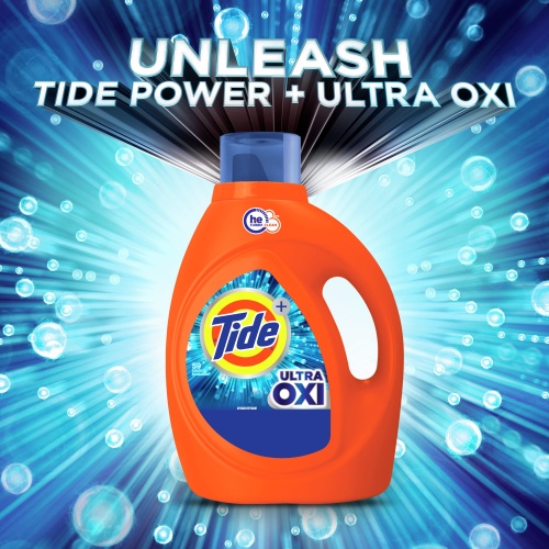 Tide Ultra Oxi Laundry Detergent Liquid Soap, High Efficiency (He), 59 Loads, 84 Fl Oz (Packaging May Vary) - Image 3